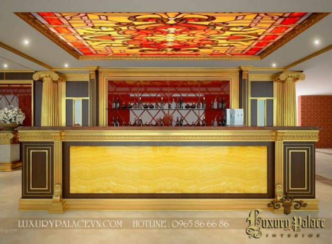 Nội thất nhà hàng Golden Cruise Tuần Châu Quảng Ninh cao cấp