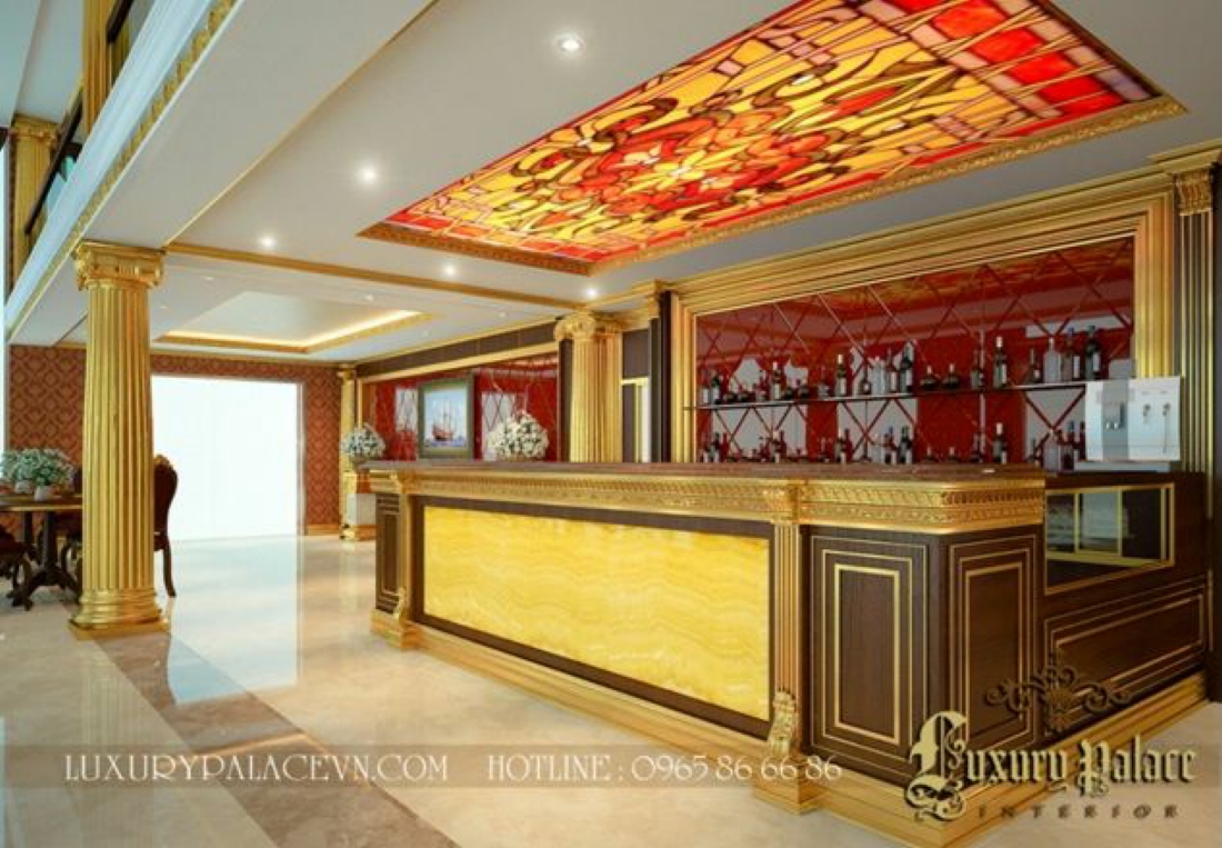 Nội thất nhà hàng Golden Cruise tại Quảng Ninh