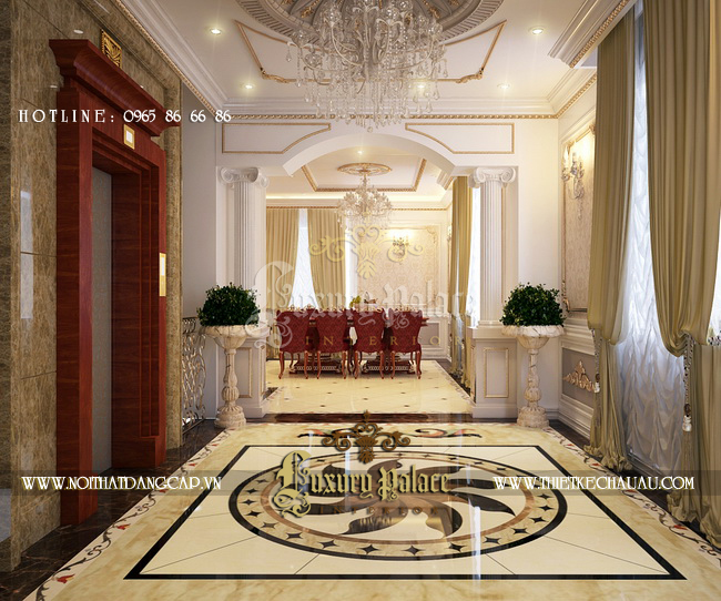 Thi công thiết kế nội thất cổ điển đẳng cấp tại Luxury Place